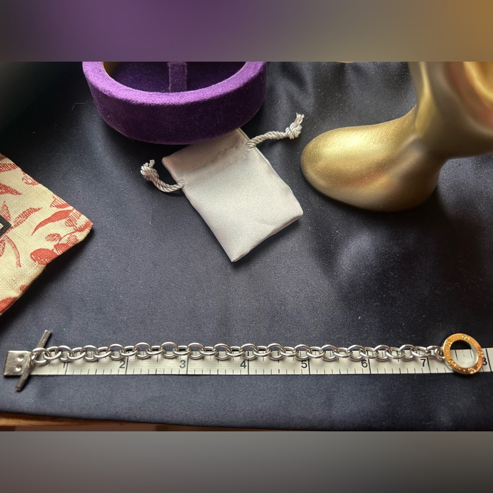 /traded/🔥 Gucci 18K & Steel ‘Icon’ Link Bracelet - Picture 10 of 16